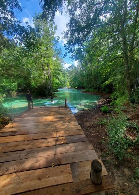 Waterfront Treehouse In A Magical Forest Waller Ngoại thất bức ảnh